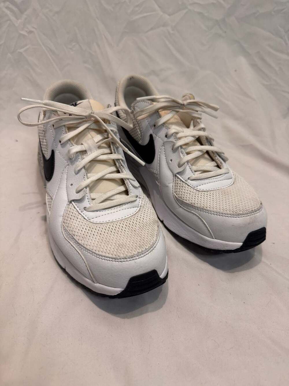 Nike - Air Max Excee CD5432-101 Sneakers - White Black - 9.5 - Women
